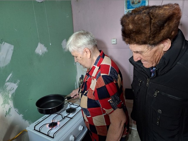 Торжественный пуск газа в хуторе Ореховка